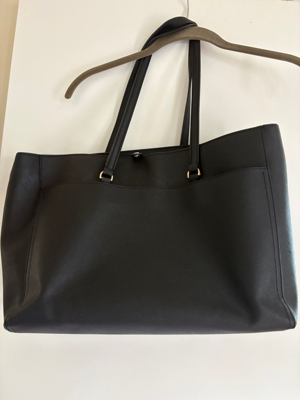 Tory Burch Black Leather Tote - Picture 4 of 9